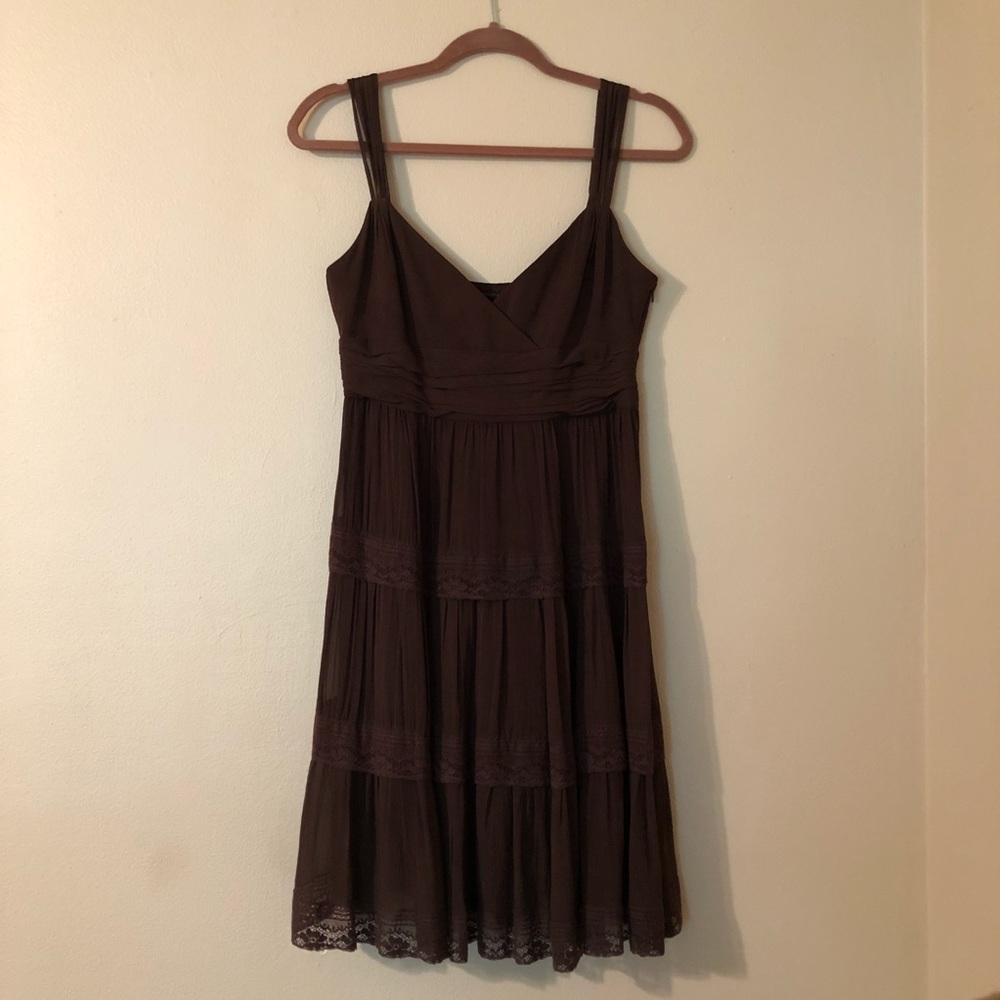 BCBG Maxazria Brown Dress